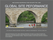 Tablet Screenshot of globalsiteperformance.org